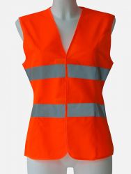 Warnweste fr Damen Orange EN ISO20471:2013