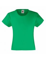 Girls Valueweight T  -  Kelly Green