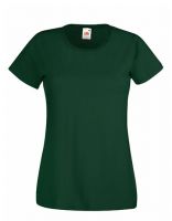 Lady - Fit Valueweight T  - Bottle Green