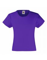 Girls Valueweight T  -  Purple